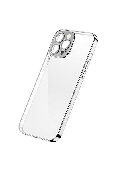 Joyroom Chery Mirror Case Cover for iPhone 13 Pro Metallic Frame Silver (JR-B...