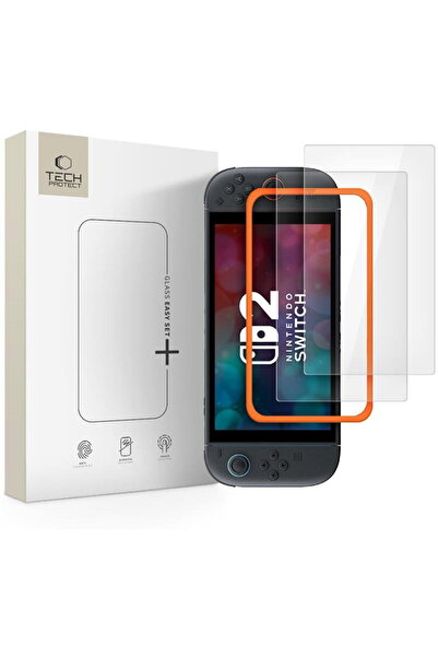Tech-Protect SticlДѓ securizatДѓ Easy Set+ pentru Nintendo Switch 2, instalar...