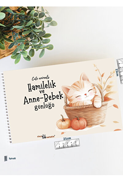 Lodos Βιβλίο Μνήμης (Ημερολόγιο Μνήμης με Χαριτωμένα Ζώα για την Εγκυμοσύνη κ...