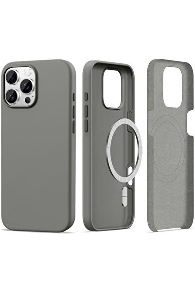 Tech-Protect Husă de silicon MagSafe pentru iPhone 16 Pro Max, finisaj soft-t...
