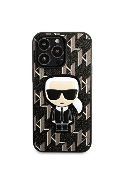 Karl Lagerfeld Husa Monogram Ikonik iPhone 13 Pro Negru