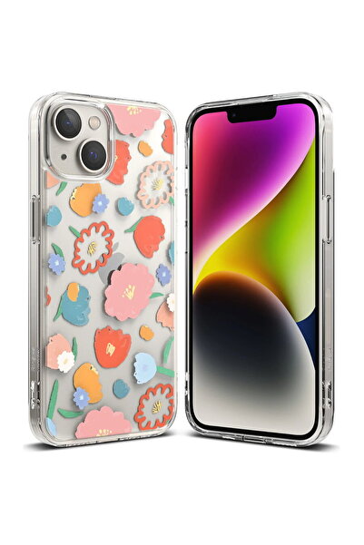 Ringke Husa Fusion Design tip armură cu ramă din gel pentru iPhone 14 Plus tr...