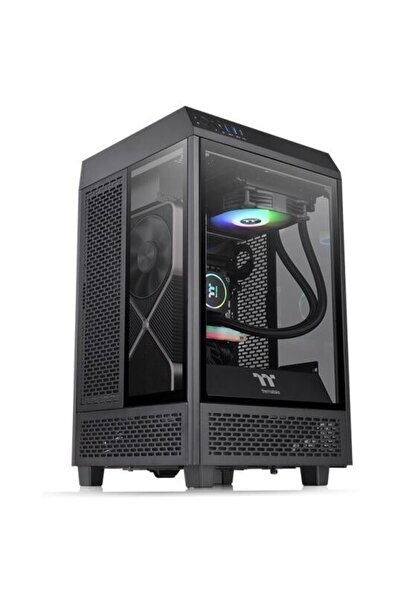 THERMALTAKE The Tower 100 Mini Chassis, Black