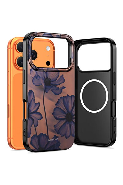 Tech-Protect Husa Lamano MagSafe pentru iPhone 17 Pro, model Velvet Night, co...