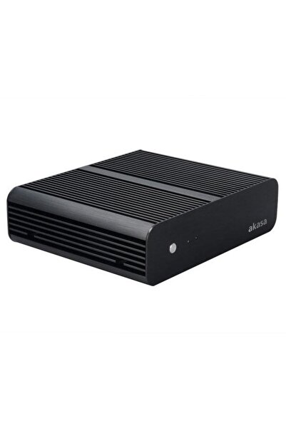Akasa CarcasДѓ Mini ITX Euler, Fanless, Aluminium, THIN, VESA Mountable