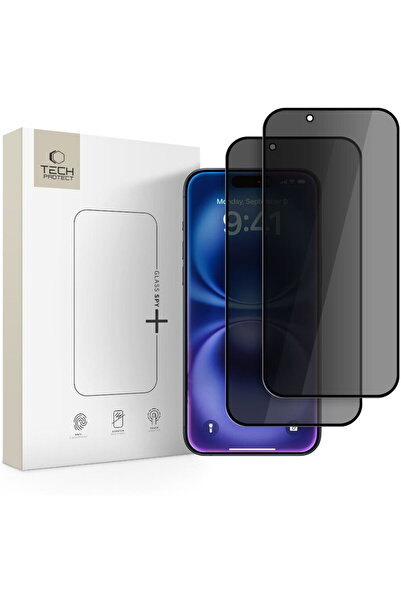 Tech-Protect Sticlă privacy Glass Spy+ pentru iPhone Air, pachet 2 bucăți, pr...