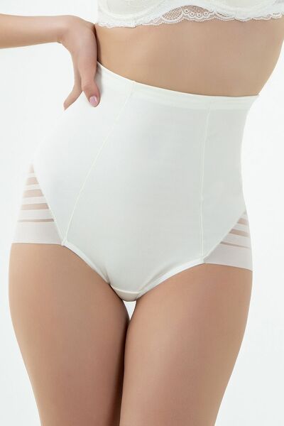 Magic Form Ριγέ δαντελένιο κορσέ