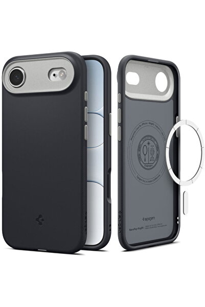 Spigen Husa pentru iPhone 17 Air - Caseology Nano Pop MagSafe - Black Sesame