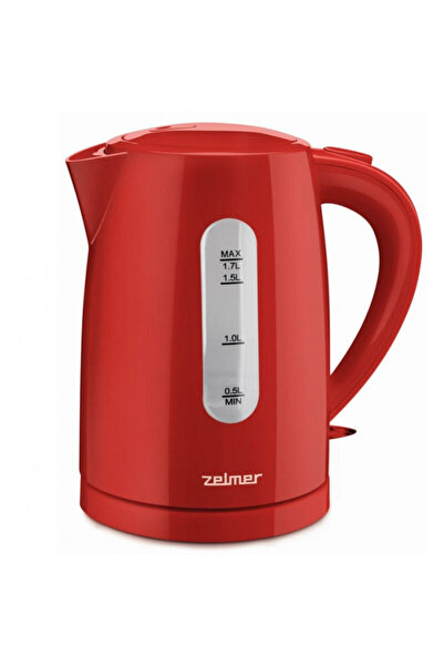 Zelmer ZCK7616R, Fierbator Kettle,Rosu, 2200 W, 1.7 litri, indicator de nivel...