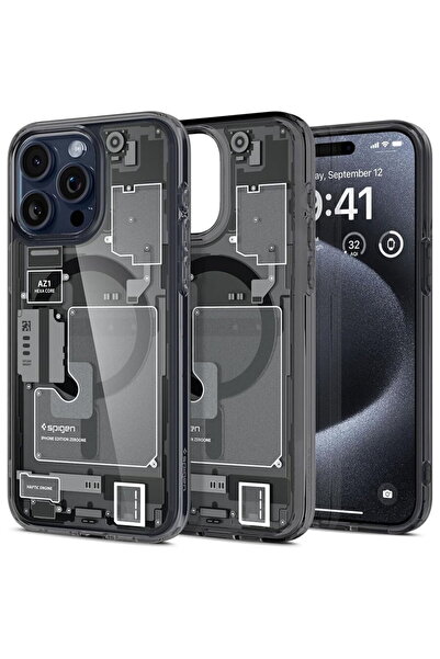 Spigen Husa pentru iPhone 15 Pro - Ultra Hybrid MagSafe Zero One - Negru
