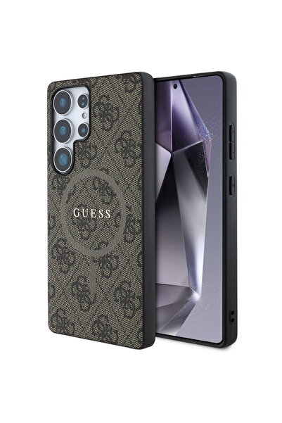 Guess Husa pentru Samsung Galaxy S25 Ultra - 4G Ring Classic Logo MagSafe (GU...