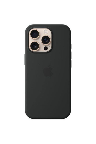 Apple Silicone Case with MagSafe pentru iPhone 16 Pro - Black