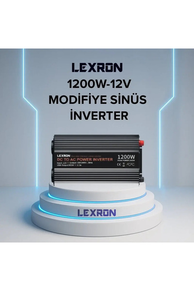 Lexron 12 V 1200 WATT MODİFİYE SİNÜS İNVERTER