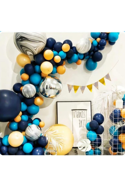 OEM Balloon Arch for Parties with Happy Birthday Ribbon & 50 cm Confetti Cann...