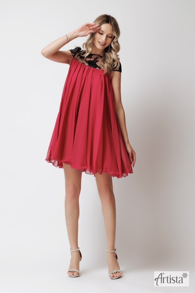 Artista Αέρινο φόρεμα με δαντελένιες λεπτομέρειες