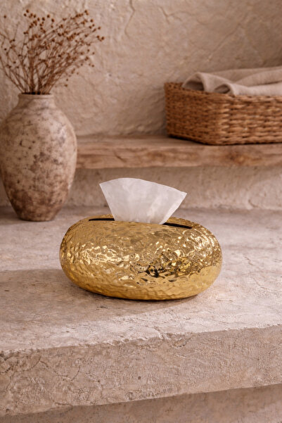 ARVALE Χρυσή Διακοσμητική Θήκη Χαρτοπετσετών – Μοντέρνο Σχέδιο, Λαμπερό Χρυσό...