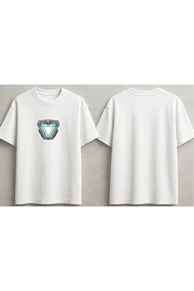 ELFERA TRICOU UNISEX CU IMPRIMARE TONY STARK ARK REACTOR