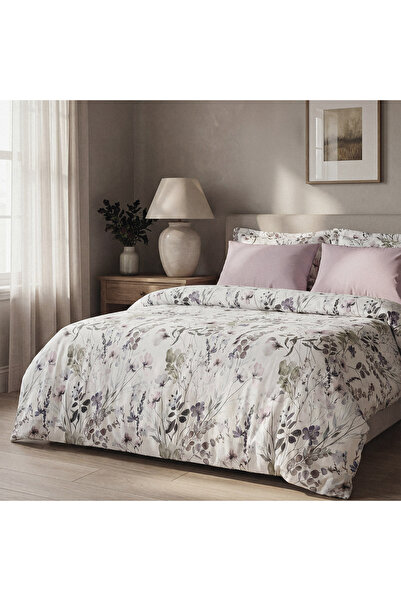 Green Black Σετ Παπλωματοθήκης Florissa Spring Texture Διπλό 100% Αιγαιοπελαγ...