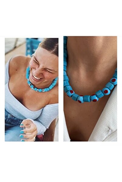 mibrillo Serenay Glass Basement Bead Necklace