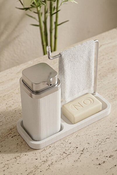 Kitchen Life Σετ 3 σε 1 Κρεμαστό Δοχείο Σαπουνιού Οργανωτής Πάγκου Κουζίνας Π...