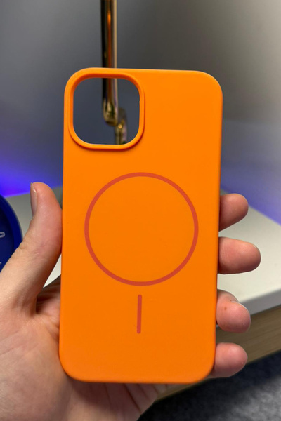 WANNA PROTECT iPhone 14 Uyumlu Içi Kadife Lansman Silikon Kılıf Kapak