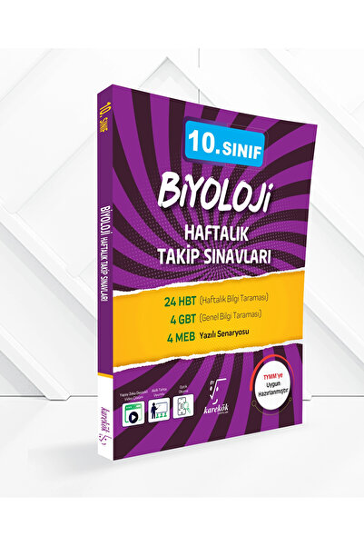 Karekök Yayınları 10.SINIF BİYOLOJİ HAFTALIK TAKİP SINAVLARI