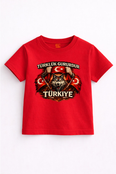 Rabona Fashion Spirita Anatoliei – Tricou pentru copii din seria Bozkurt Power