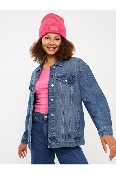 LC Waikiki Collared Neck Women's Denim Jacket