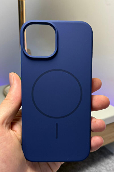 WANNA PROTECT iPhone 14 Uyumlu Içi Kadife Lansman Silikon Kılıf Kapak
