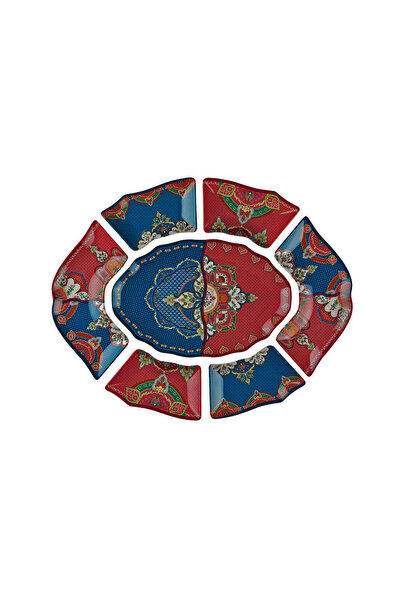 Lucky Art Etro Melamine 7 Piece Appetizer Set