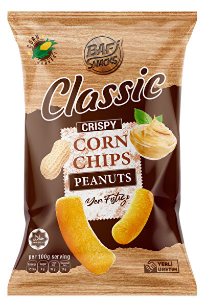 MJ COMPANY BAFİ Classic CRISPY CORN YERFISTIĞI 20 ADET 100 GR