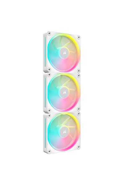 Corsair iCUE LINK LX120 RGB, 120mm, 3 bucăți, 2400 rpm, Alb