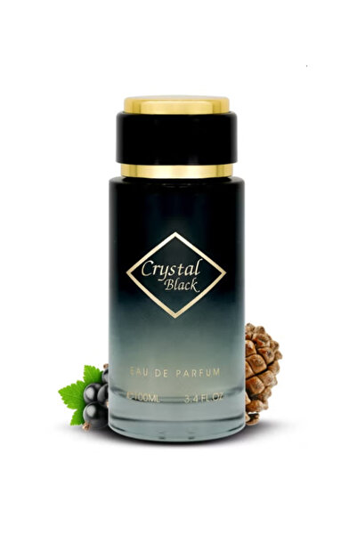 Mahabub Perfumes عطر كريستال بلاك أو دو بارفان 100 مل - رذاذ طبيعي (للجنسين) ...