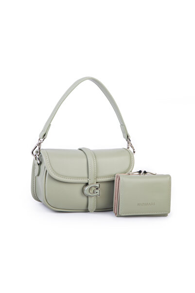 Nas Bag Εισαγόμενη, Γυναικεία τσάντα ταχυδρόμου με συνδυασμό τσάντας και πορτ...