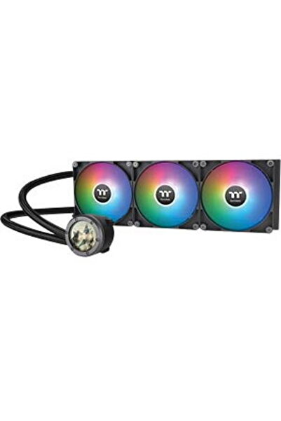 THERMALTAKE Ventilator lichid TH420 V2, Ultra ARGB, 3 bucăți, AIO, 5.16W, Negru
