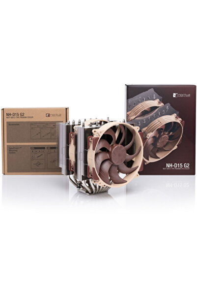 Noctua NH-D15 G2, 2 ventilatoare de 140 mm, 1500 RPM, Maro