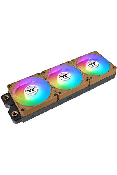THERMALTAKE CT120 EX Reverse ARGB Sync PC Cooling Fan Gravel Sand (Light Brow...