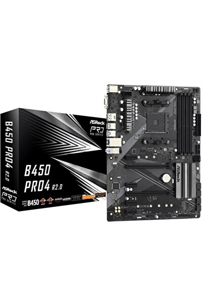 ASROCK B450 Pro4 R2.0 AMD B450 Socket AM4 ATX