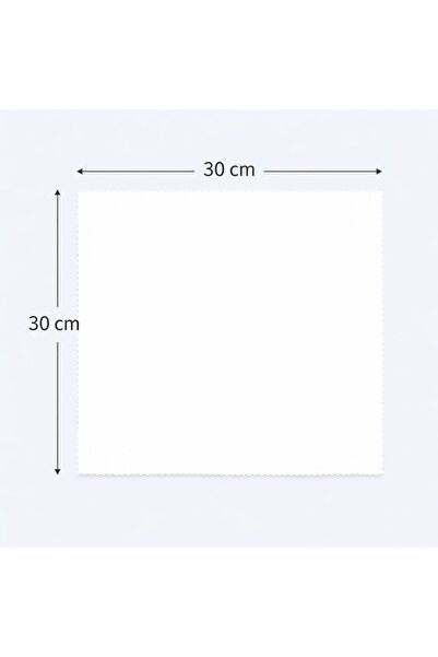 Optic Master A Quality Microfiber Cloth 30X30 White