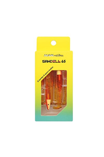 Hanfish Sandeel Silikon 65mm 3.2gr SL Silikon Yem