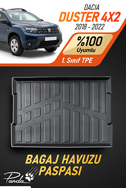 Panda Kılıf DACIA DUSTER 4 x 2 2018 - 2022 ARASI 4D HAVUZLU BAGAJ HAVUZU
