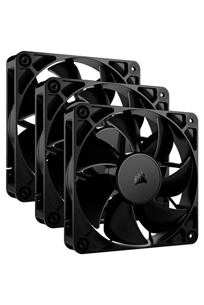 Corsair RS120 PWM, ventilator carcasă (negru, pachet de 3)