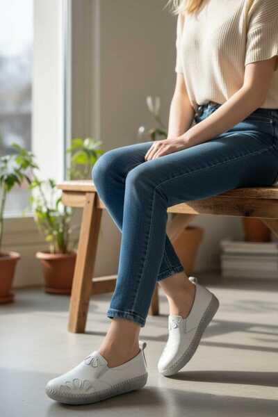 By Yağlıoğlu Genuine Leather Elastic Full Orthopedic Stylish and Comfortable ...