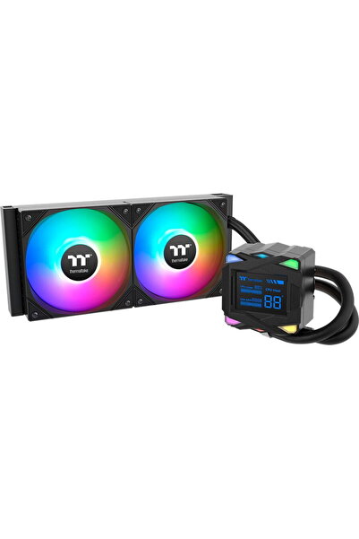 THERMALTAKE Liquid Cooler AIO LA240-S ARGB 2x 120 mm Negru
