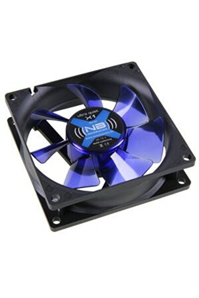 NoiseBlocker Ventilator Silențios Negru X1 - 80mm