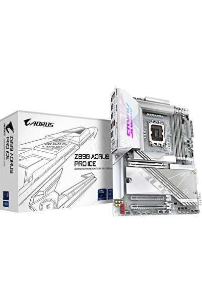 Gigabyte Z890 AORUS Pro ICE Mainboard, Sockel LGA 1851, Intel Z890, ATX, DDR5
