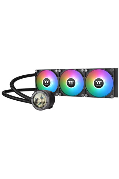 THERMALTAKE Ventilator lichid TH360 V2, Ultra ARGB, 3 bucăți, 120mm, Negru