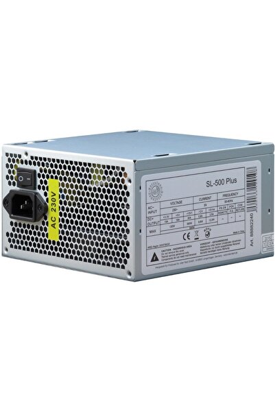 Inter-Tech SL-500 PLUS, 500W, Sursă de alimentare, Pasiv, Montare pe șină (si...