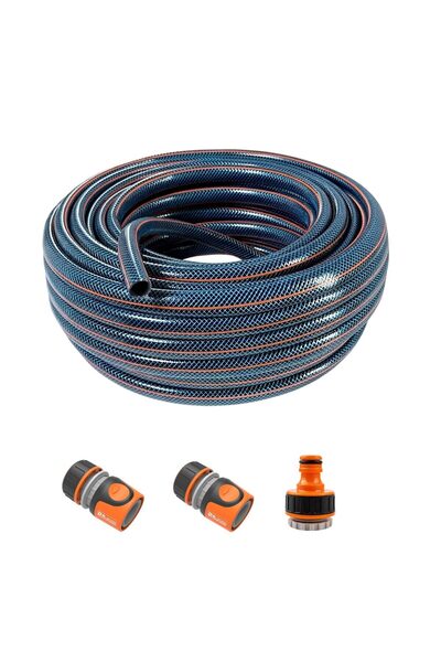 richmann Furtun de gradina, 4 straturi, 3/4", 50 m, cuple, adaptor,