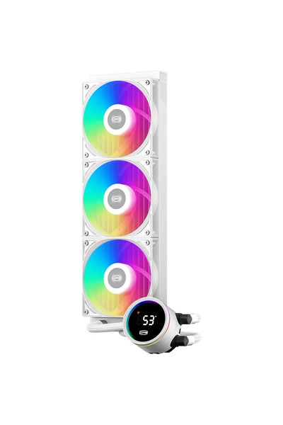 PCCOOLER DA360 Pro ARGB WH, 3 x 120 mm, Alb